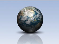 Photoshop绘制3D地球