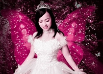 Photoshop给婚纱照片合成梦幻的蝴蝶仙子效果