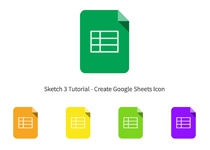 Sketch 3 教程 - 创建 Google Sheets 图标