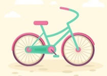 【AI】如何画一辆卡通自行车