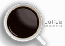 PhotoshopCC2015单层风格拟真咖啡杯教程
