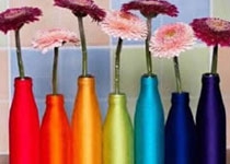 废弃玻璃瓶绕线DIY制作漂亮花瓶的方法步骤