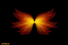Photoshop设计时尚动感的蝴蝶翅膀效果图