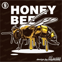 巧用llustrator绘制设计蜜蜂插画海报效果