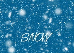 冬季雪景雪花装饰PS笔刷