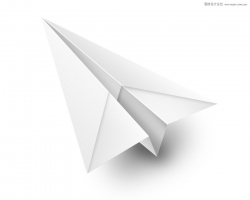 Photoshop制作精致的大气的立体纸飞机教程