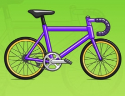 Photoshop绘制时尚大气的卡通自行车教程