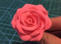 粘土玫瑰花制作图解 粘土玫瑰的做法DIY教程