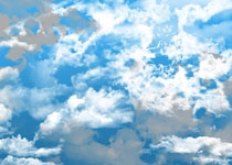 天空云彩和白云效果PS笔刷