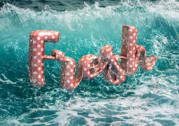 Photoshop制作在水中漂浮的3D立体字