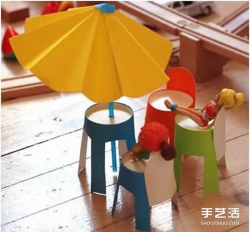 幼儿沙滩遮阳伞制作 简单手工沙滩遮阳伞做法