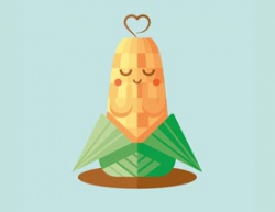 Illustrator绘制可爱的玉米宝宝图标教程