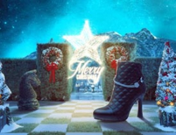 Photoshop详解圣诞节女鞋海报设计思路