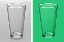 如何用通道快速抠出透明的玻璃杯