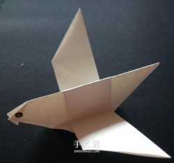 简单和平鸽的折纸方法 儿童折纸和平鸽图解