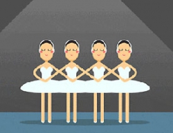 Illustrator结合AE制作芭蕾舞舞蹈动画效果