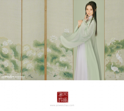Photoshop合成中国主题风格的美女人像