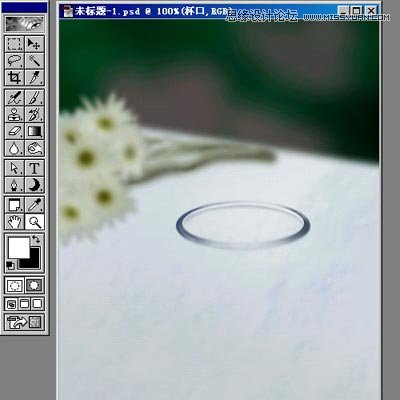 Photoshop绘制温馨的玻璃杯和烛光特效,PS教程,思缘教程网
