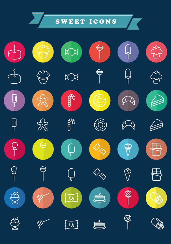 Sweets Icon Set