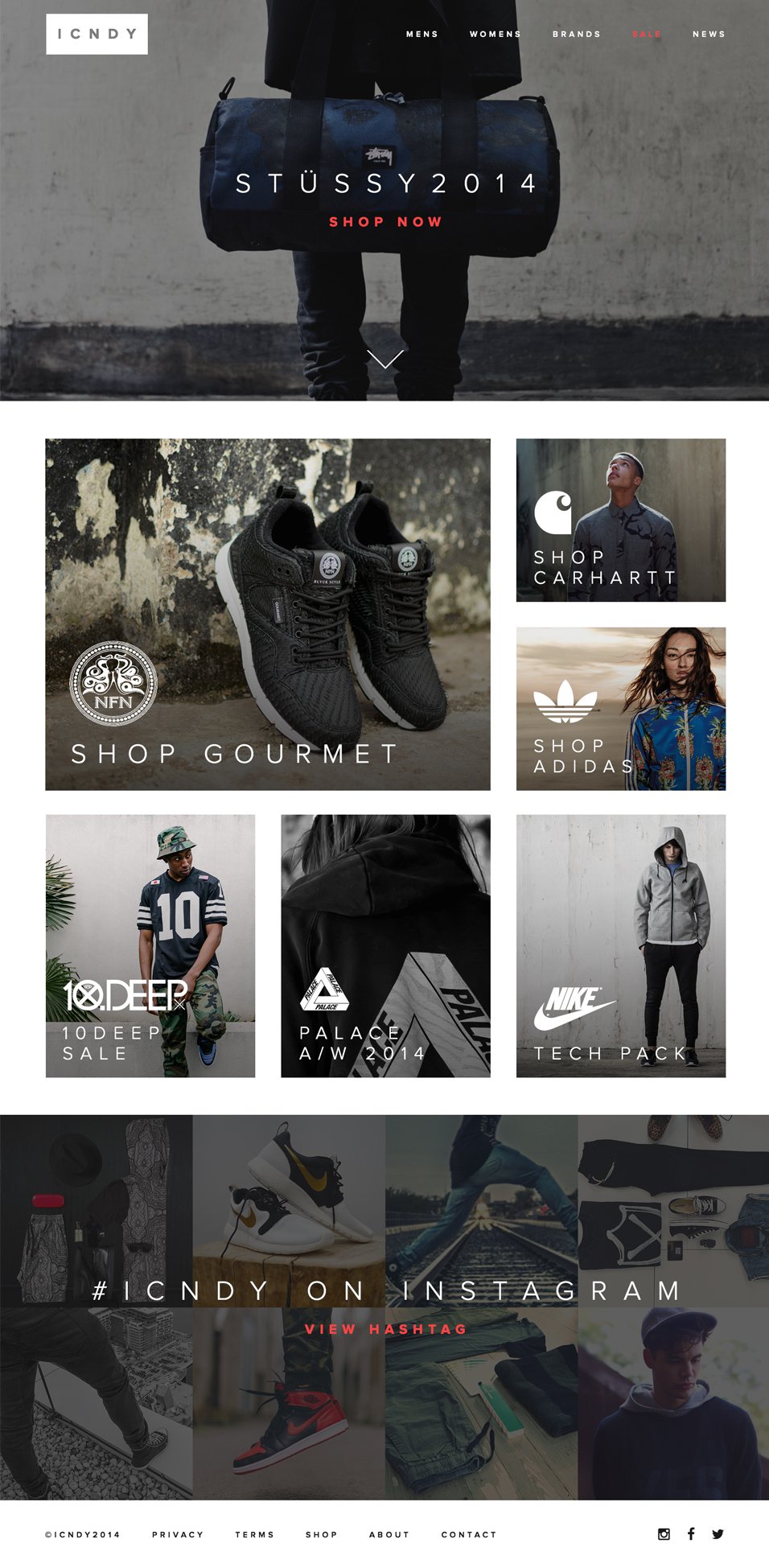 ICNDY  E commerce Clothing Web Template