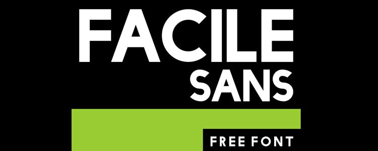 Facile Sans free font