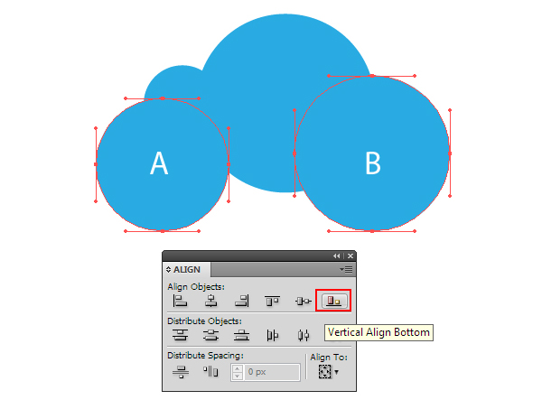 AI绘制玻璃质感云图标  AI实例教程 glass cloud 03