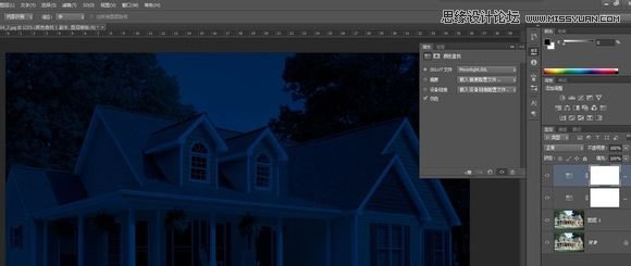 Photoshop详细的把白天照片调成夜景效果,PS教程,素材中国