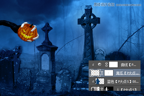 Photoshop设计恐怖风格的万圣节海报教程,PS教程,素材中国