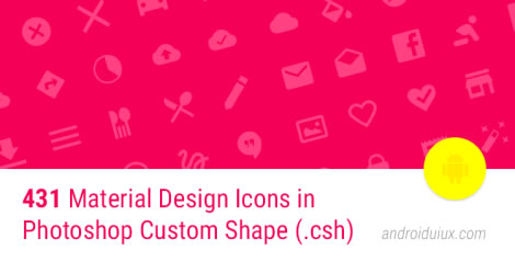 Material Design Icons Custom Shape by Taylor Ling