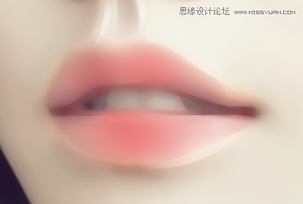 Photoshop绘制光泽动人的美女嘴唇效果,PS教程,素材中国