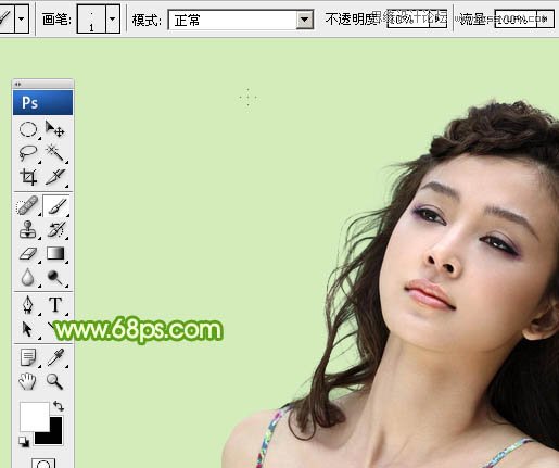 Photoshop保留细节抠出人像头发丝效果,PS教程,素材中国