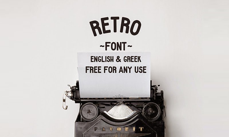 Retro Sans free font