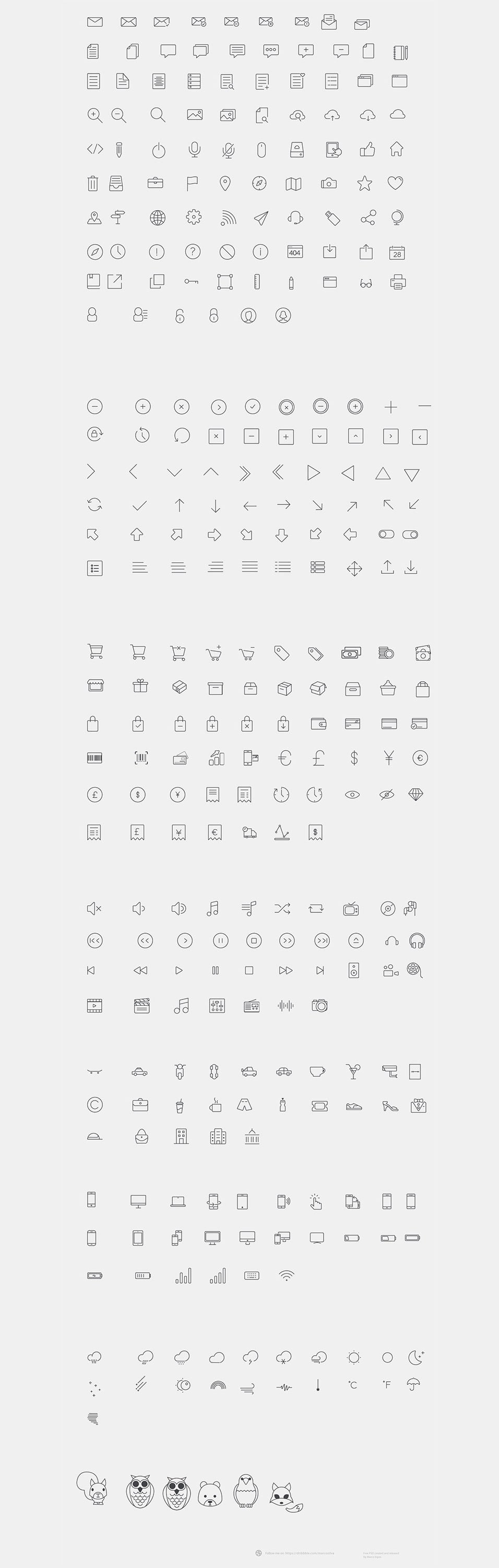  300+ line icons