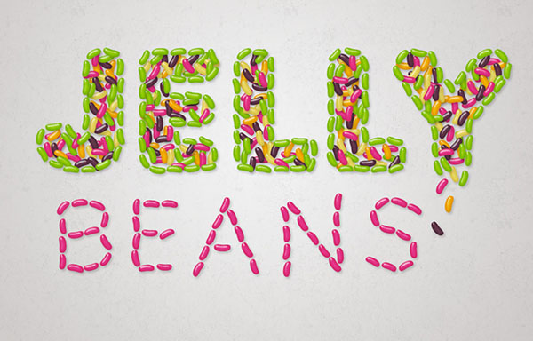 Jelly Bean Text Effect - Final 600