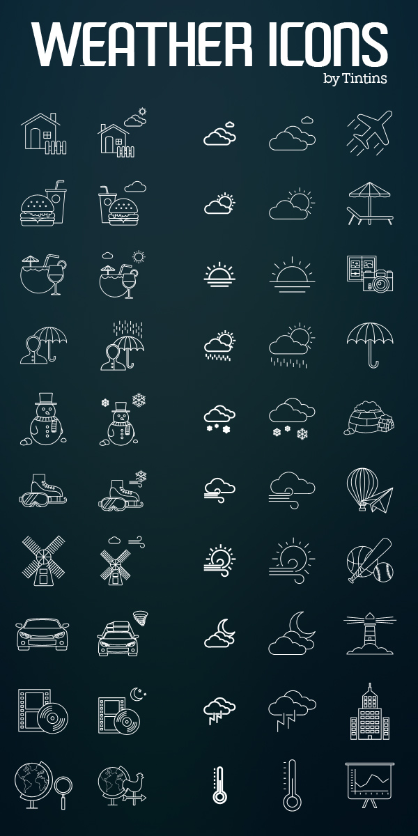 Free+Weather+Activities+Icon+Set+80+Icons