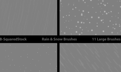  rain snow brushes