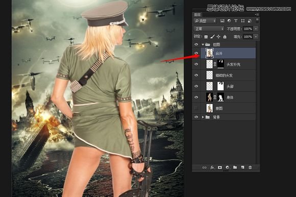 Photoshop合成超酷的生化危机海报效果图,PS教程,素材中国