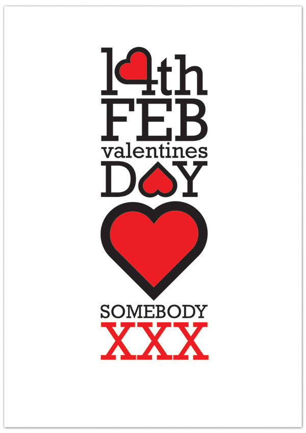 Valentine Poster by Hektor Ruiez in St. Valentine's Day: Inspiration Showcase