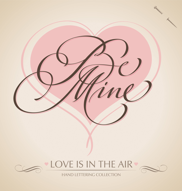 Valentine Calligraphy Collection by Letterstock and The Fontmaker in St. Valentine's Day: Inspiration Showcase