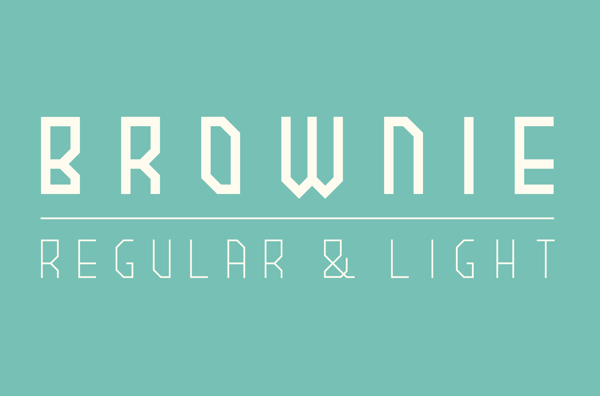 BROWNIE free font by nemk in 25 Fresh and Free Fonts for February 2014 