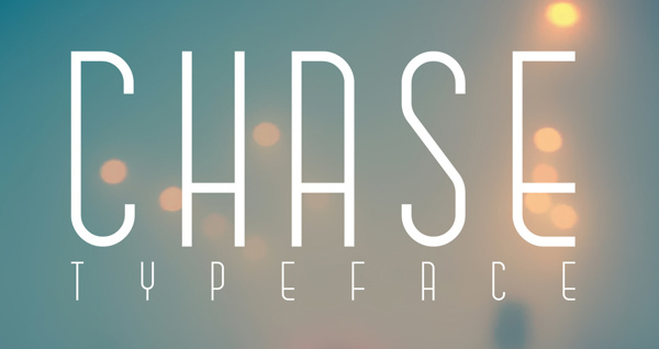CHASE free font by Anthony James in 25 Fresh and Free Fonts for February 2014 