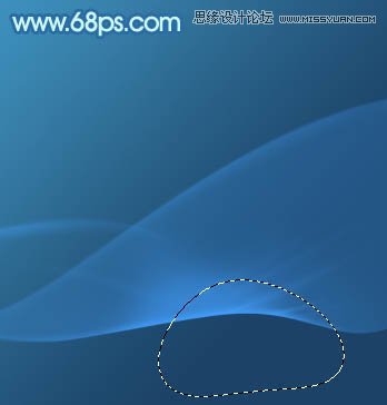 Photoshop设计蓝色时尚的动感背景,PS教程,素材中国 sccnn.com