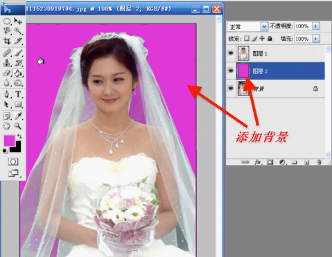 cd2c8dcb553e520a49aa0e75af8f7687 利用Photoshop通道为婚纱抠图简易教程