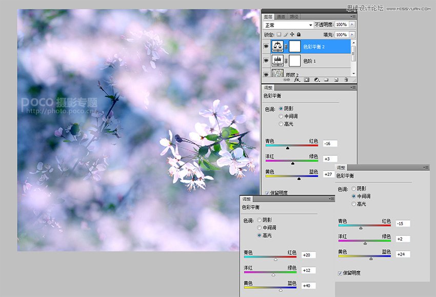 Photoshop通过图片叠加制作绚丽的花朵照片,PS教程,素材中国 jy.sccnn.com