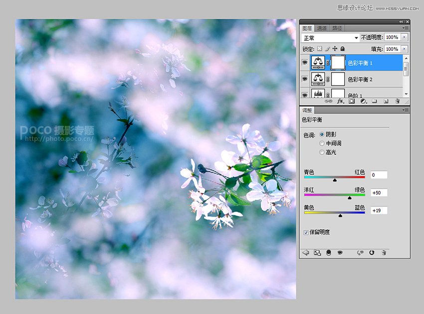 Photoshop通过图片叠加制作绚丽的花朵照片,PS教程,素材中国 jy.sccnn.com