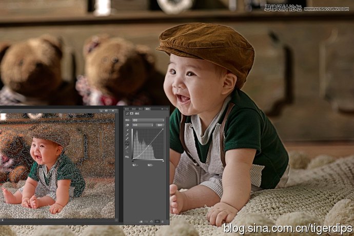 Photoshop调出细腻富有层次感的儿童照片,PS教程,