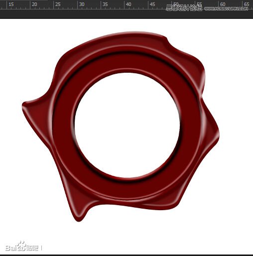 Photoshop制作逼真的蜜蜡封印效果,PS教程,素材中国