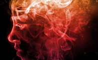 Photoshop设计一幅幻想的彩色烟雾头像
