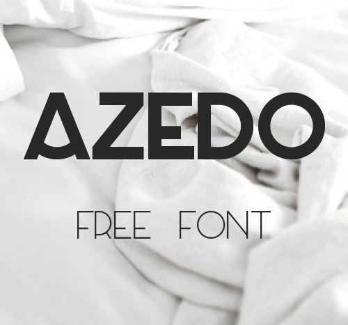 Azedo free font family download