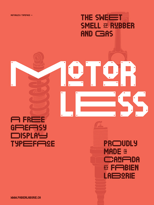Motorless+font